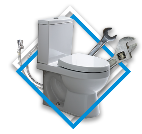 Plumber repairing a leaking toilet bowl in a Singapore HDB bathroom